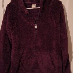 PINK Victoria Secret Sherpa pullover sweatshirt